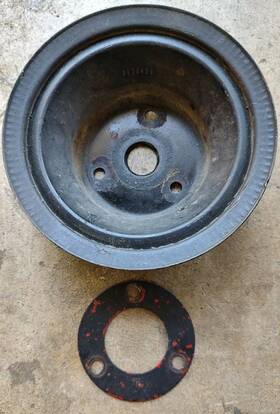 Gm 3932428-ch 1969-1981 Camaro Z28 Chevelle Nova V8 3 Groove Crank Shaft Pulley 3932428-c