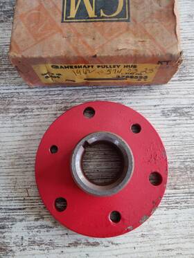 Gm 5743323 Nos Oem 1962-70 Chevy 4 Cylinder Crankshaft Pulley Hub 3788523 Ss #