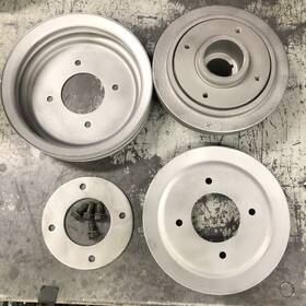 Gm 9790842 1968 1969 1970 Pontiac 8 Inch Crank Pulley Yb With Balancer Complete