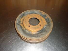 Gm Olds778 Oem Three 3-groove Crankshaft Crank Pulley 7-7/8 Inch Oldsmobile Olds 350 455 V-8