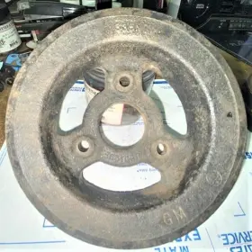 3863108bf Gm Original 1965-1972 427 Corvette C Ast Iron 2 Gr. Crank Deep Pulley #3863108bf