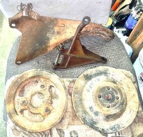 Gm Original 3906656cvz 1967 Ss427 Chevelle Hp Dp. Grv. Pulley Setup #6656-#3108 Originals As Removed