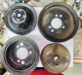 Gm Original 6846 1967-68 Ss396 427 Chevelle Ac Ps Pulley Set 6844 5537 5525 Originals