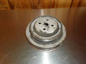 Gm Sbc305 Oem Triple 3-groove Water Pump Pulley Chevrolet Sbc Small Block Chevy 305 V-8