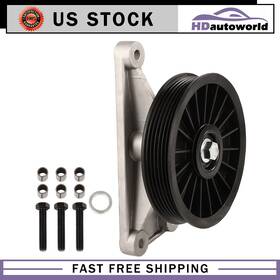 Hdautoworld Htd184lio229108 A/c Compressor Bypass Delete Pulley 93-00 For Ford Escort F250 F350 F-super Duty