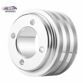He He-70505004 Billet 3 Groove Crankshaft Pulley For Ford Mustang Sbf 1970-1973