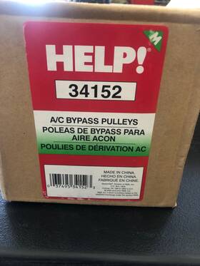 Help 34152 A/c Bypass Pulley New