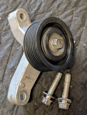 Honda 1140-rl5-a01 Oem 09-14 Acura Tsx 2.4l Idler Pulley Bracket K24z3 Cu2