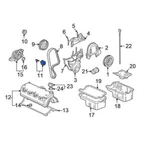 Honda Oe 04145plc315 For Civic 2001-2003 Engine Timing Belt Tensioner