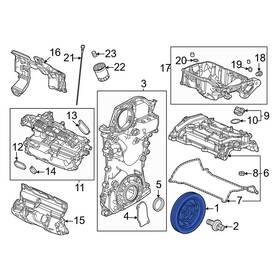 Honda Oe 138106mda01 Engine Crankshaft Pulley