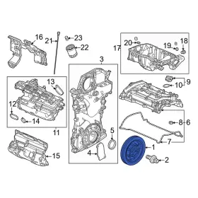 138106mda01 Honda Oe Engine Crankshaft Pulley