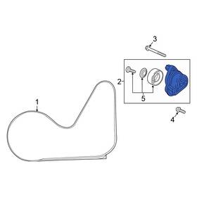 Honda Oe 31170rlva01 Accessory Drive Belt Tensioner Assembly