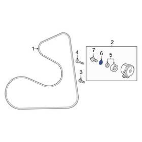Honda Oe 311856mda01 Belt Tensioner Cap