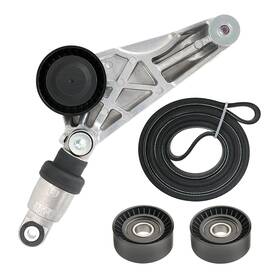 Honfqp 77bg005 Drive Belt Kit With Tensioner And Idler Pulleys
