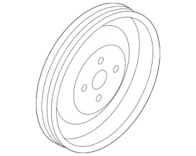 25226-26001 Hyundai Genuine Engine Water Pump Pulley