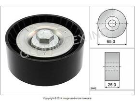 Ina 532 0855 100 Mercedes 2014-2023 Drive Belt Idler Pulley Smooth 1 Year Warranty