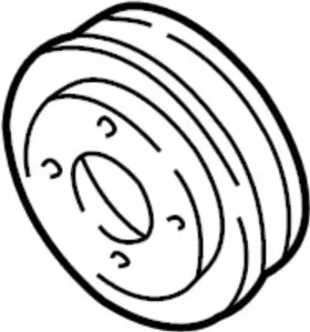 21051-0w001 Infiniti 210510w001 Genuine Pulley
