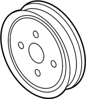 21051-60u10 Infiniti 2105160u10 Genuine Pulley