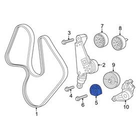 Jeep Oe 4627052aa For Wrangler Jk 2018 Belt Tensioner Bracket