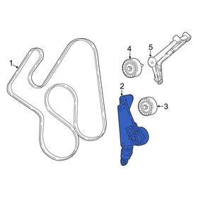 Jeep Oe 5281453ab For Gladiator 20-24 Accessory Drive Belt Tensioner Assembly