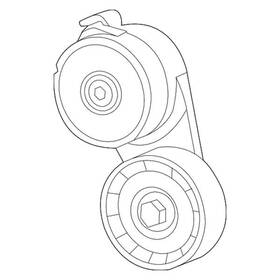 Jeep Oe 68201164aa For Renegade 2015-2018 Accessory Drive Belt Tensioner Assembly