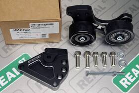 K-tuned Ktd-sm2-k24 K-tuned Side Mount Pulley Kit Black K24 K24a Crv Swap Rsx Civic Si