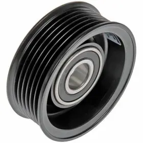 Alx-pau-rb-419-629-cl360a66 Karparts360 For Gmc Sierra 2500 Hd 2002-2017 Idler Pulley Steel Black Serpentine Belt