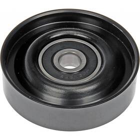 Karparts360 Alx-pau-rb-419-654-cl360a51 For Kia Sportage 2005-2010 Idler Pulley Steel Black Grooved Belt Standard Grade