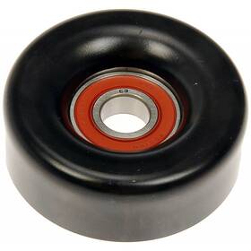 Karparts360 Alx-pau-rb-419-676-cl360a53 For Chevy Avalanche 1500/silverado 3500/ssr 2004-2006 Idler Pulley Steel Black