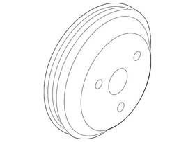 Kia 25129-2gta0 Genuine Engine Water Pump Pulley