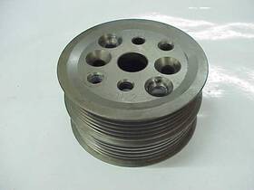 Krc Twin 40122 #40122 6 Groove Serpentine Water Pump Billet Aluminum Pulley
