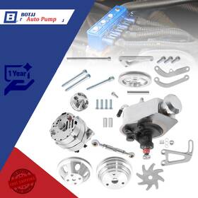Labwork Bt80694b Alternator Power Steering Long Water Pump Sbc For Chevy Alum Pulley &bracket Kit