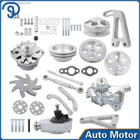 Labwork Lp1175448ks Pulley Bracket Kit Sbc For Chevy Alternator Power Steering Long Water Pump