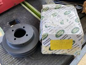 Land Rover 530304 Series Double Fan Pulley
