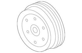 Land-rover Lr071880 Genuine Land-rover Engine Water Pump Pulley