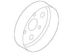 Land-rover Lr095344 Genuine Land-rover Pump Pulley