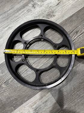 Lfp Lfp00095cc 2009 Cadillac Cts-v 2012 Camaro Zl1 9.55 Inch Crank Pulley Ring Supercharged