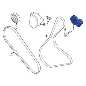Lincoln Oe K2gz6a228c For Nautilus 19-23 Accessory Drive Belt Tensioner Assembly