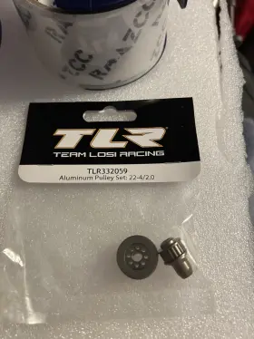 Tlr332059 Losi Aluminum Pulley Set 22-4/2.0 Tlr332059 Losi Aluminum Pulley Set 22-4/2.0