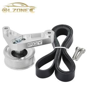 Lzone Pqy-cpy02s-qy For Honda Civic Si K24 K Swap Belt Tensioner Kit Adjustable Ep3 Idler Pulley