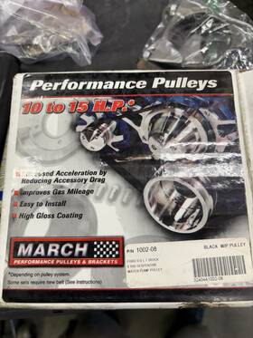 March 1002-08 Ford 5.0 Water Pump And Alternator Pulley S