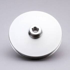 March Performance 024044005135 513 Clear Powdercoat Aluminum 1 Groove Power Steering Pulley