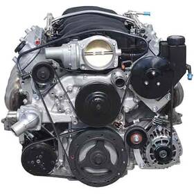 March Performance 099998436885 19925-08 Narrow Mount Serpentine Kit Gm Ls Engine