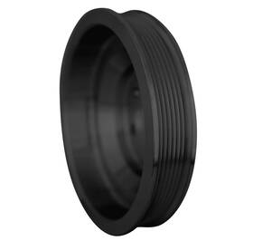 March Performance 10531-08 Dodge Viper Crankshaft Pulley 1992-2002 Black Powder 7 Rib Serpentine Billet