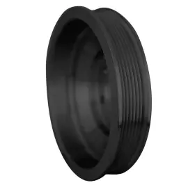 10531-08 March Performance Dodge Viper Crankshaft Pulley 1992-2002 Black Powder 7 Rib Serpentine Billet