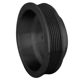 10536-08 March Performance Dodge Viper Crankshaft Pulley 2003-2004 Srt Billet Black Powder Coat Serpentine