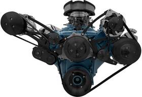 March Performance 13120-08 Serpentine Drive Conversion Kit Pontiac V-8 With A/c