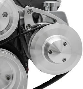 March Performance 20160 Power Steering Bracket Round Aluminum Upper