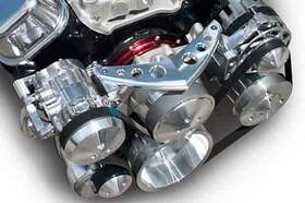March Performance 20225 Ultra Revolver Front Mount Serpentine Kit Drives Alterna