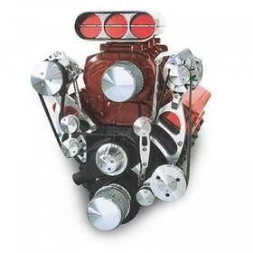 March Performance 20790 Ultra Front Mount Serpentine Kit For Blower